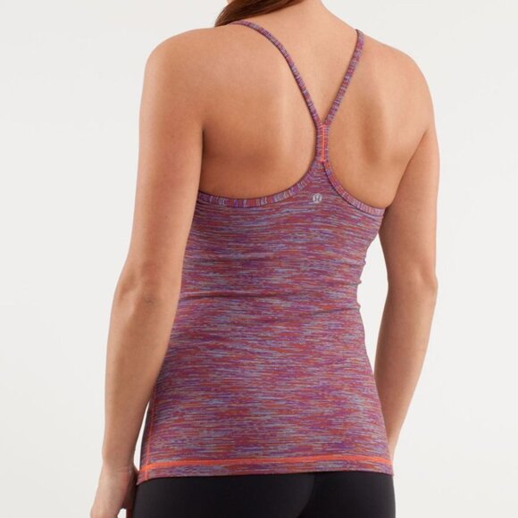 Lululemon purple  Space dye Wee Are From Space Black March Multi Power Y Tank 6 - Picture 3 of 15